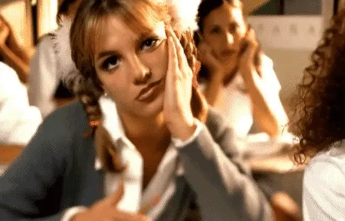Britney Spears slow-clapping